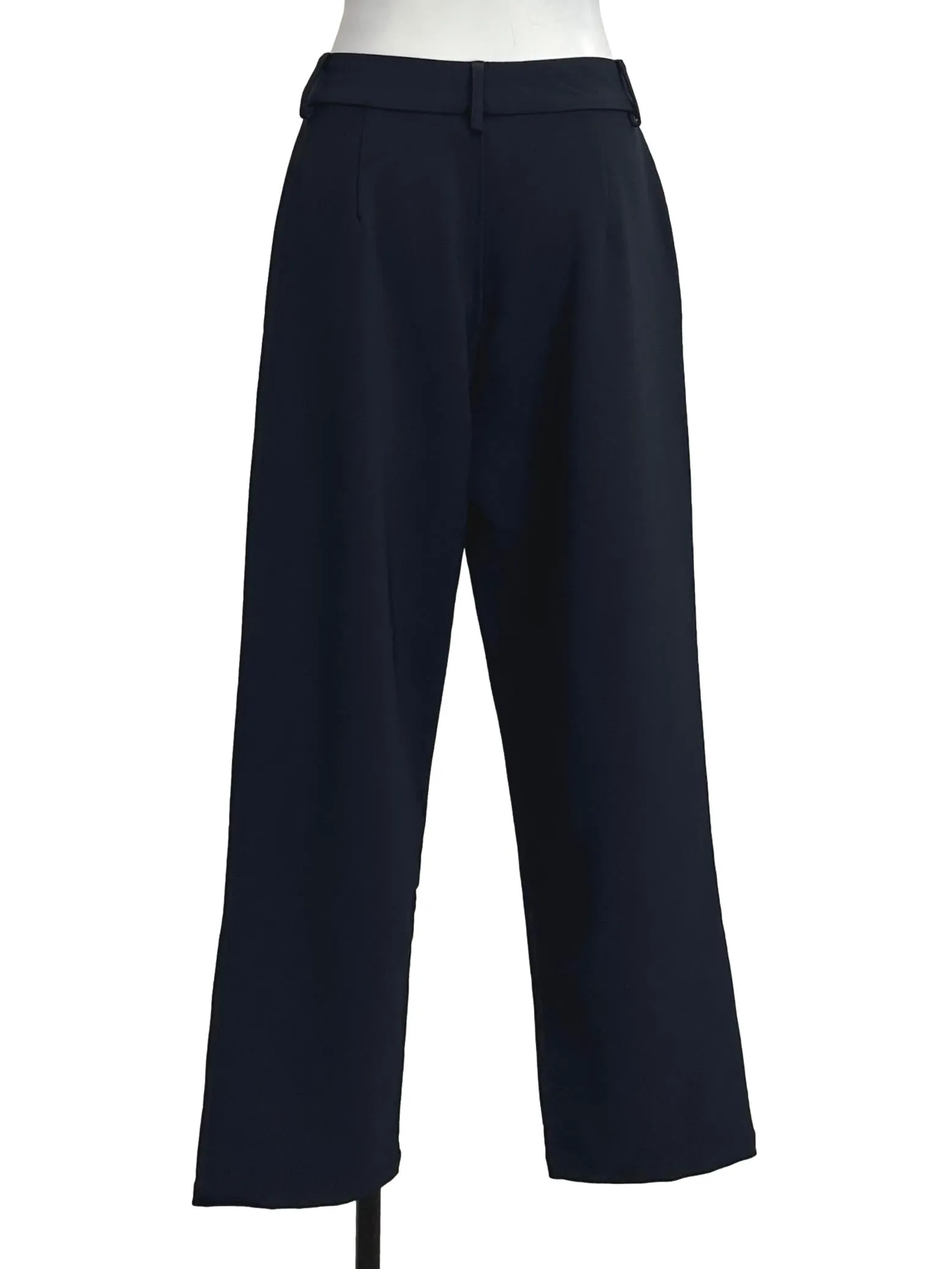 Midnight Black Straight Leg Pants