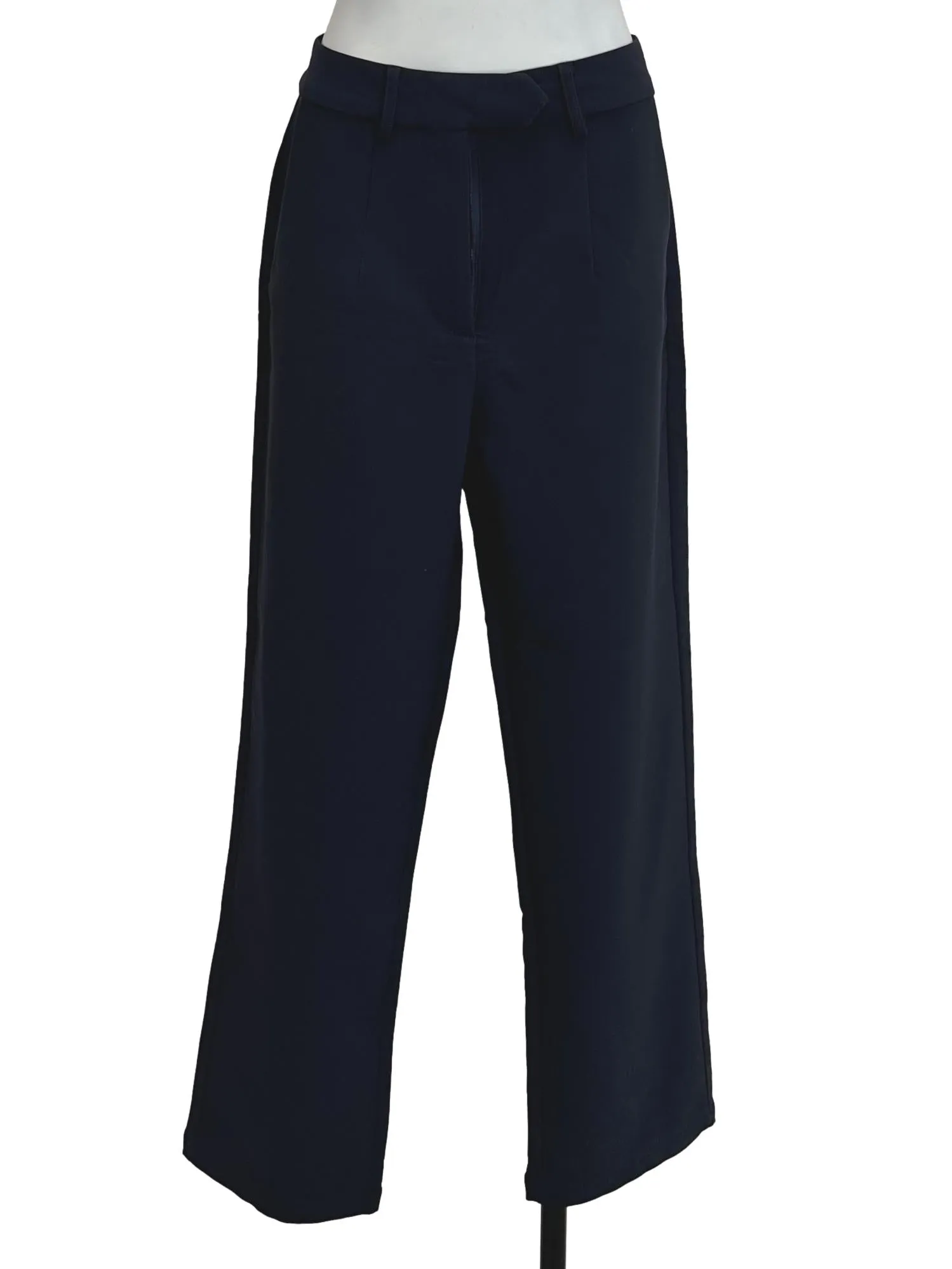 Midnight Black Straight Leg Pants