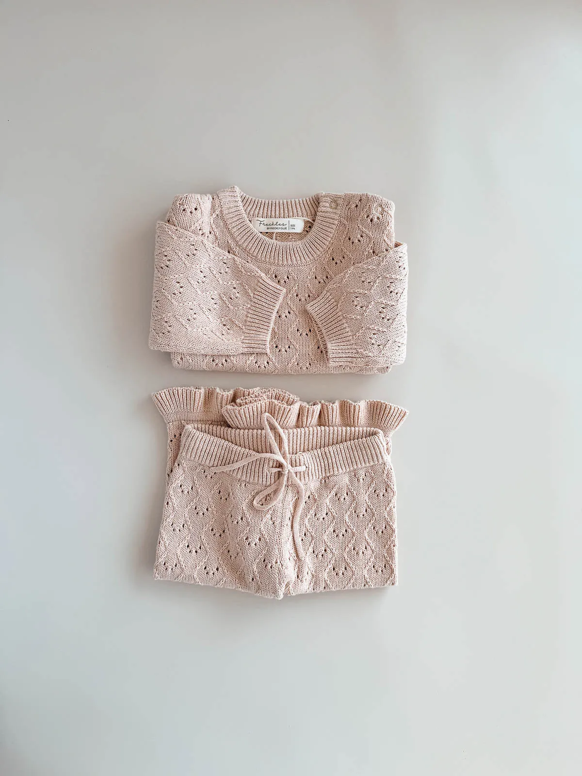 Mila Pointelle Cotton Sweater | Petal