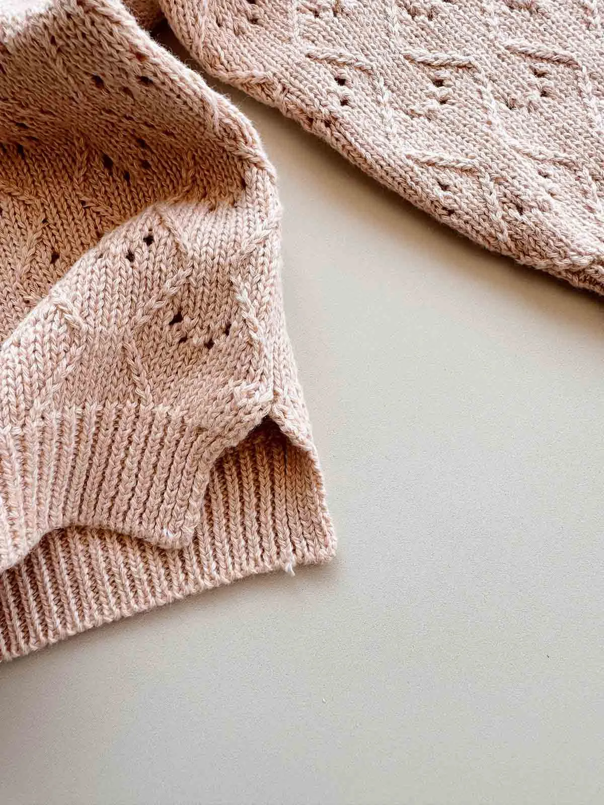 Mila Pointelle Cotton Sweater | Petal