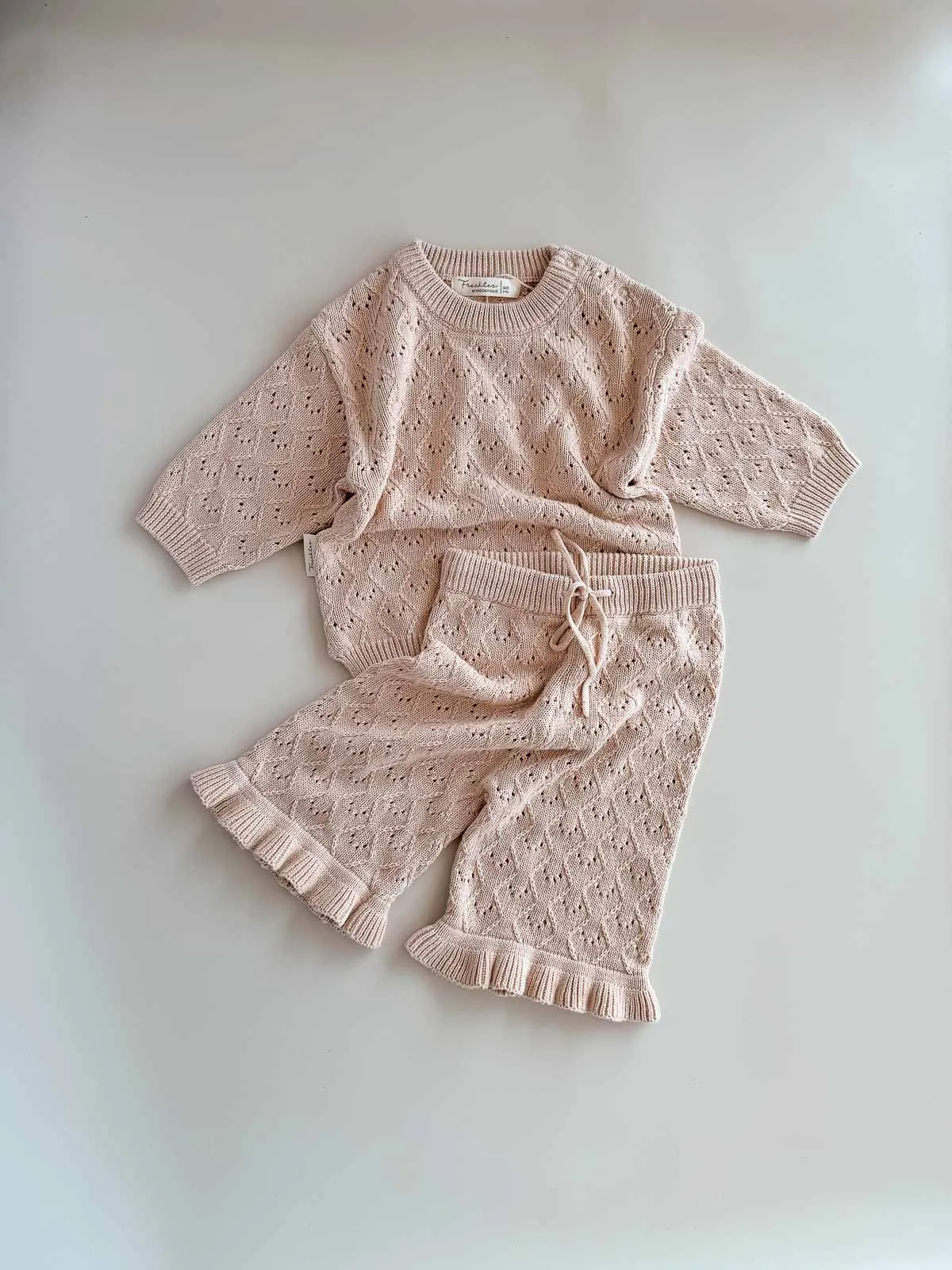 Mila Pointelle Cotton Sweater | Petal