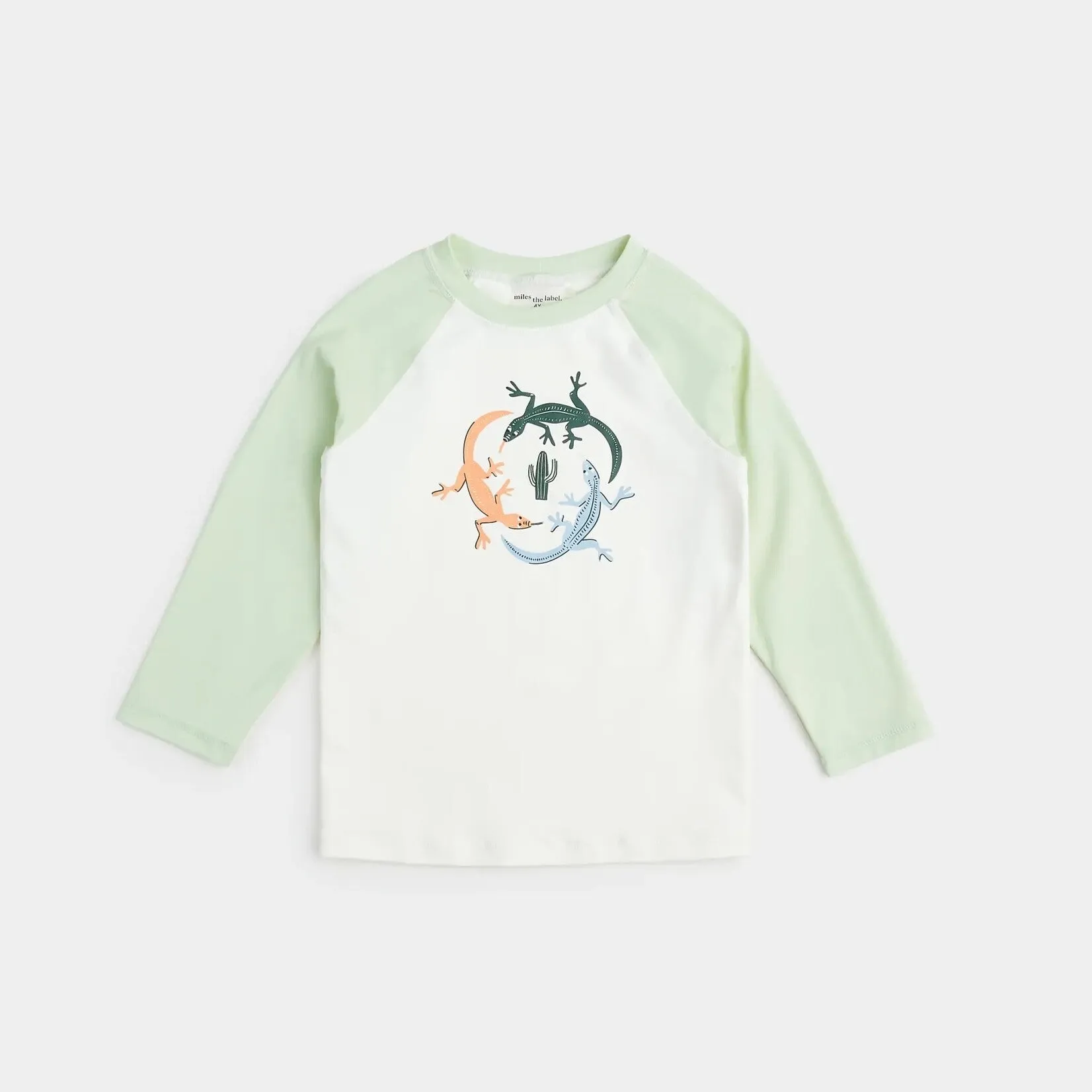 Miles the Label Gecko LS Rashguard Tee