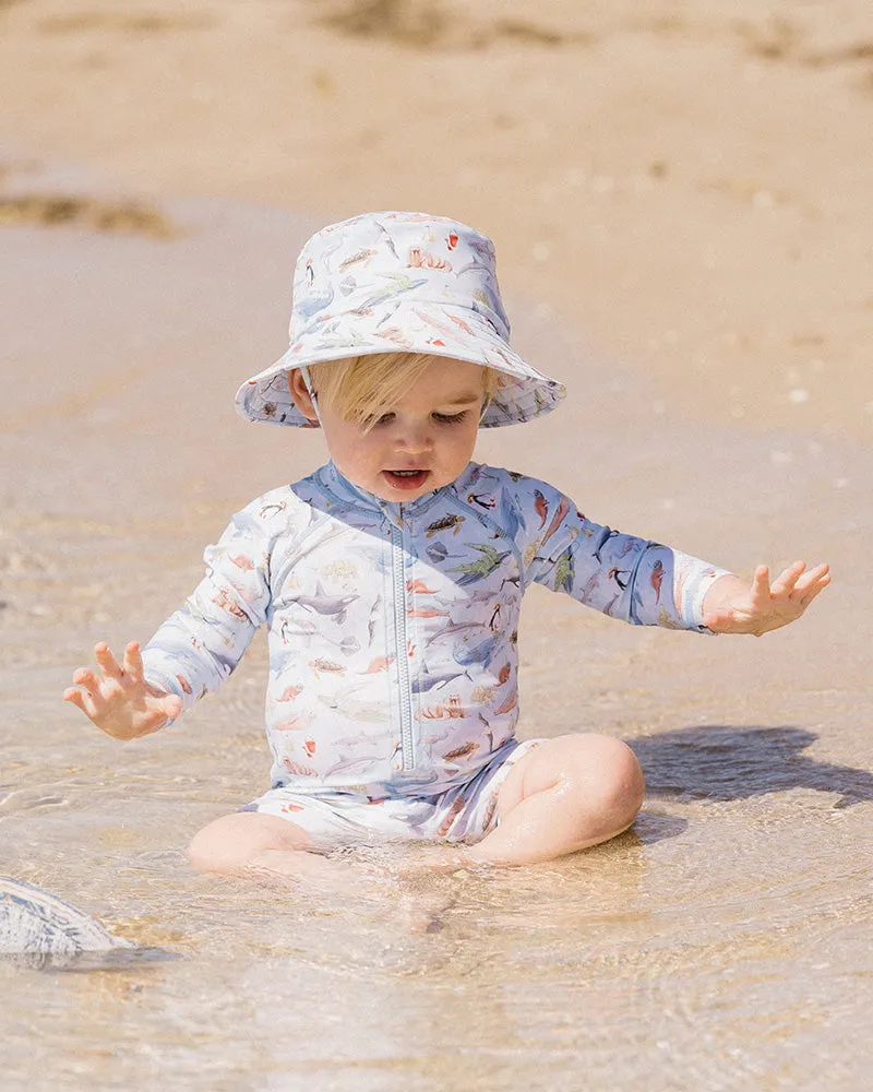 MINIHAHA MARCO PRINT LS RASH SUIT