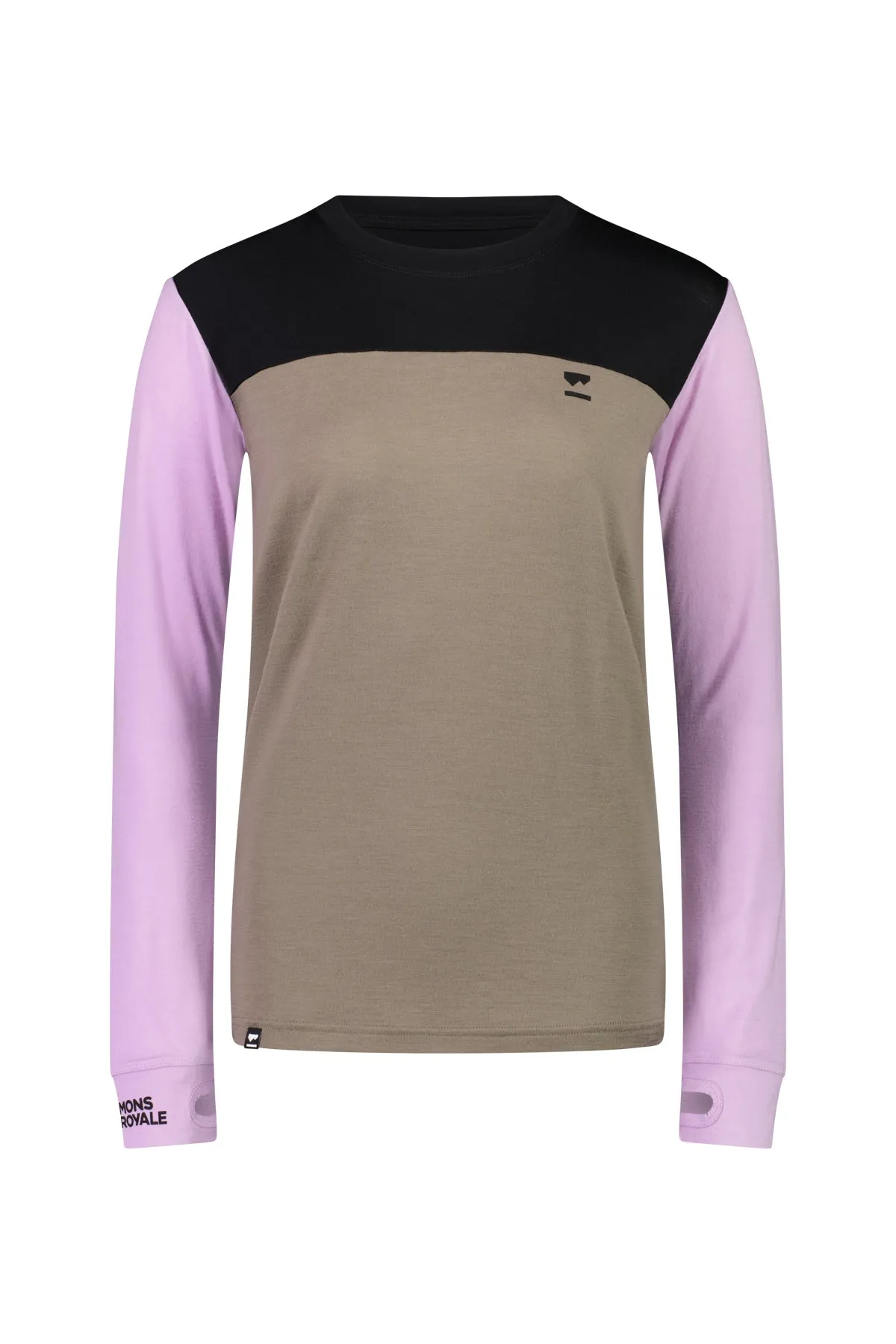 Mons Royale Yotei BF Long Sleeve Womens Orchid Dawn