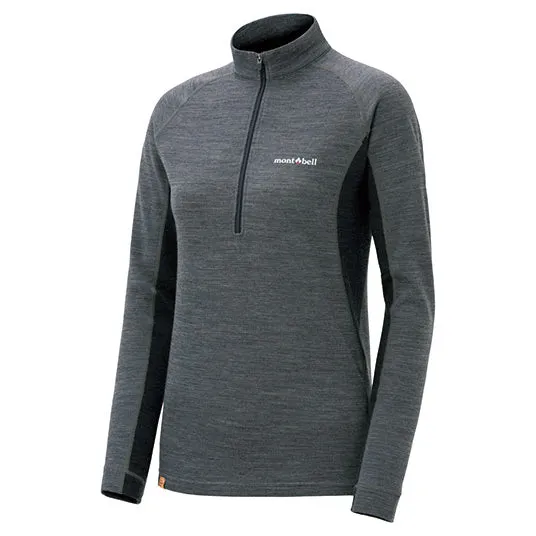 Montbell Merino Wool Plus Action Zip Neck Women's