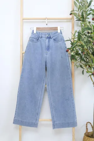 Moxie V2 Wide Leg Culottes (Light Wash)