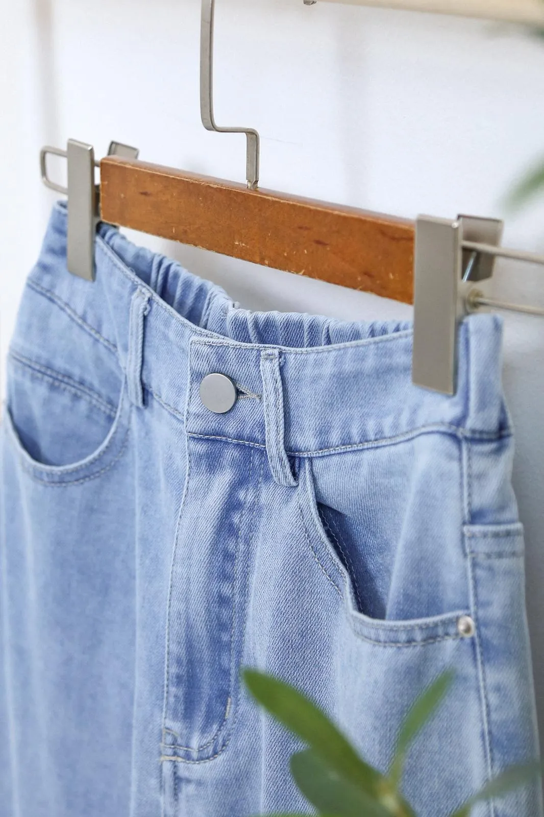 Moxie V2 Wide Leg Culottes (Light Wash)