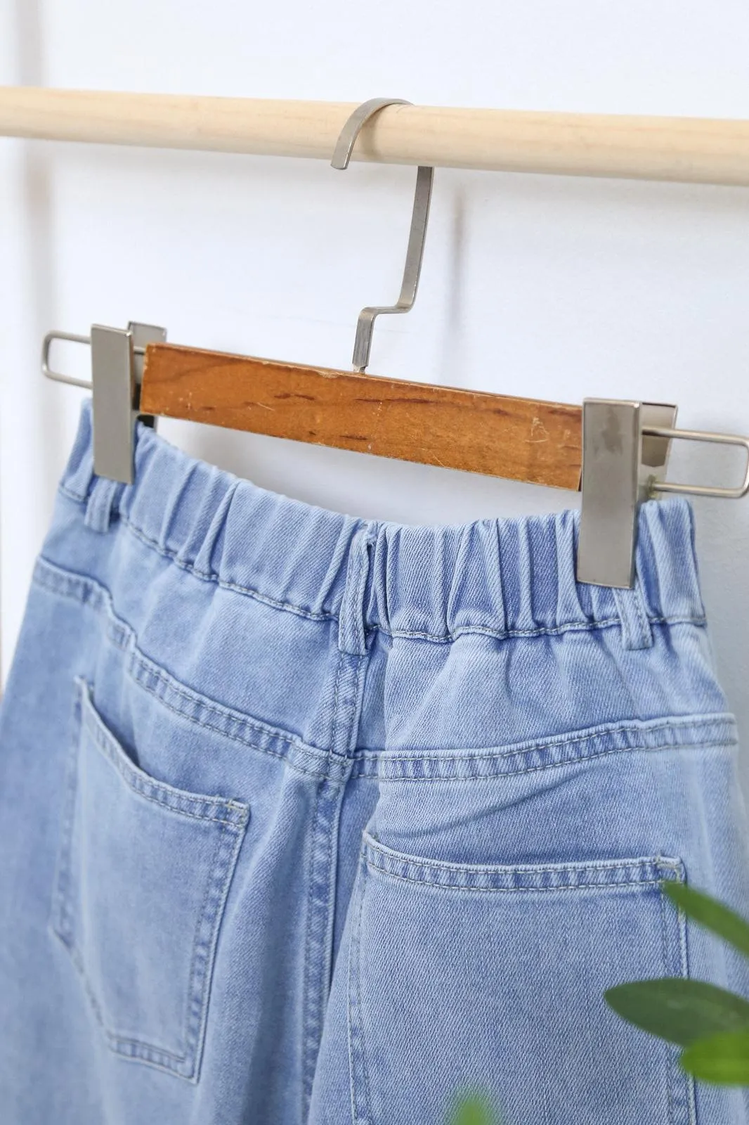 Moxie V2 Wide Leg Culottes (Light Wash)