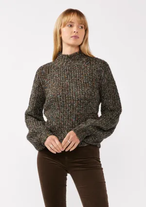 Multi Chunky Knit Pullover Sweater