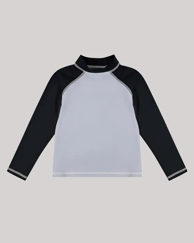 Multicolour Colourblock Swim Top