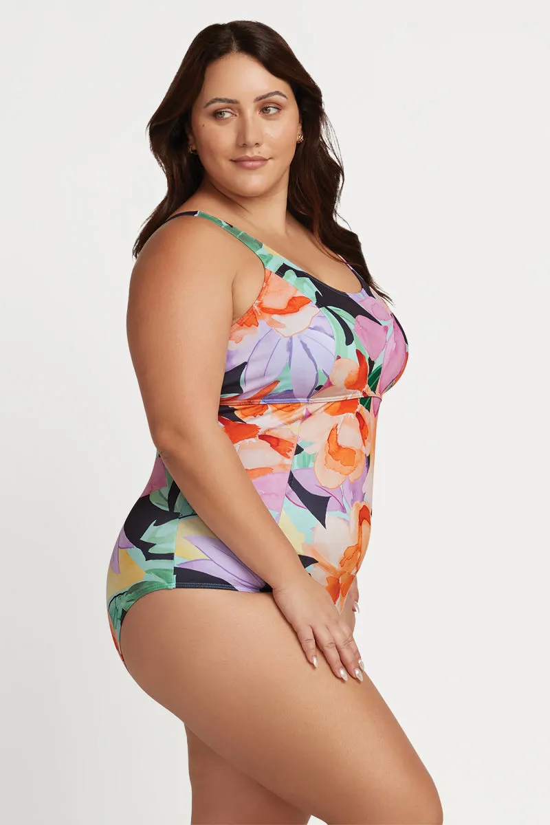 Natare Flo Hockney Chlorine Resistant One Piece Swimsuit