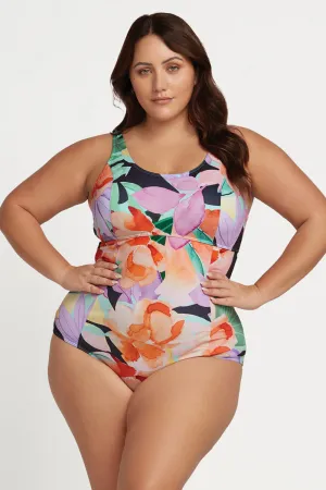 Natare Flo Hockney Chlorine Resistant One Piece Swimsuit