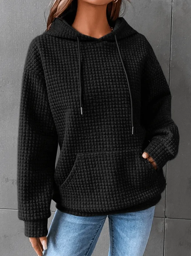 🔥New Loose Comfort Plain Casual Hoodie Sweatshirt
