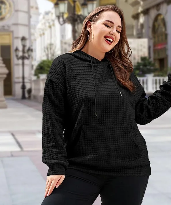 🔥New Loose Comfort Plain Casual Hoodie Sweatshirt