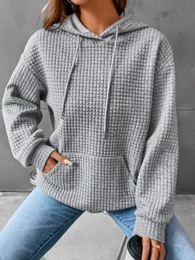 🔥New Loose Comfort Plain Casual Hoodie Sweatshirt