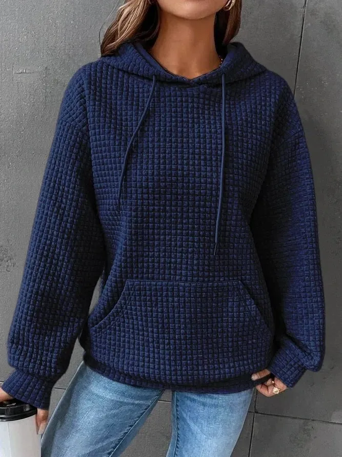 🔥New Loose Comfort Plain Casual Hoodie Sweatshirt