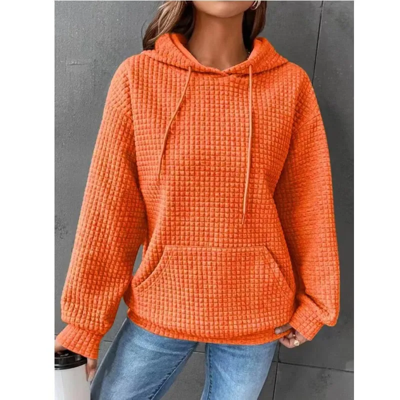 🔥New Loose Comfort Plain Casual Hoodie Sweatshirt
