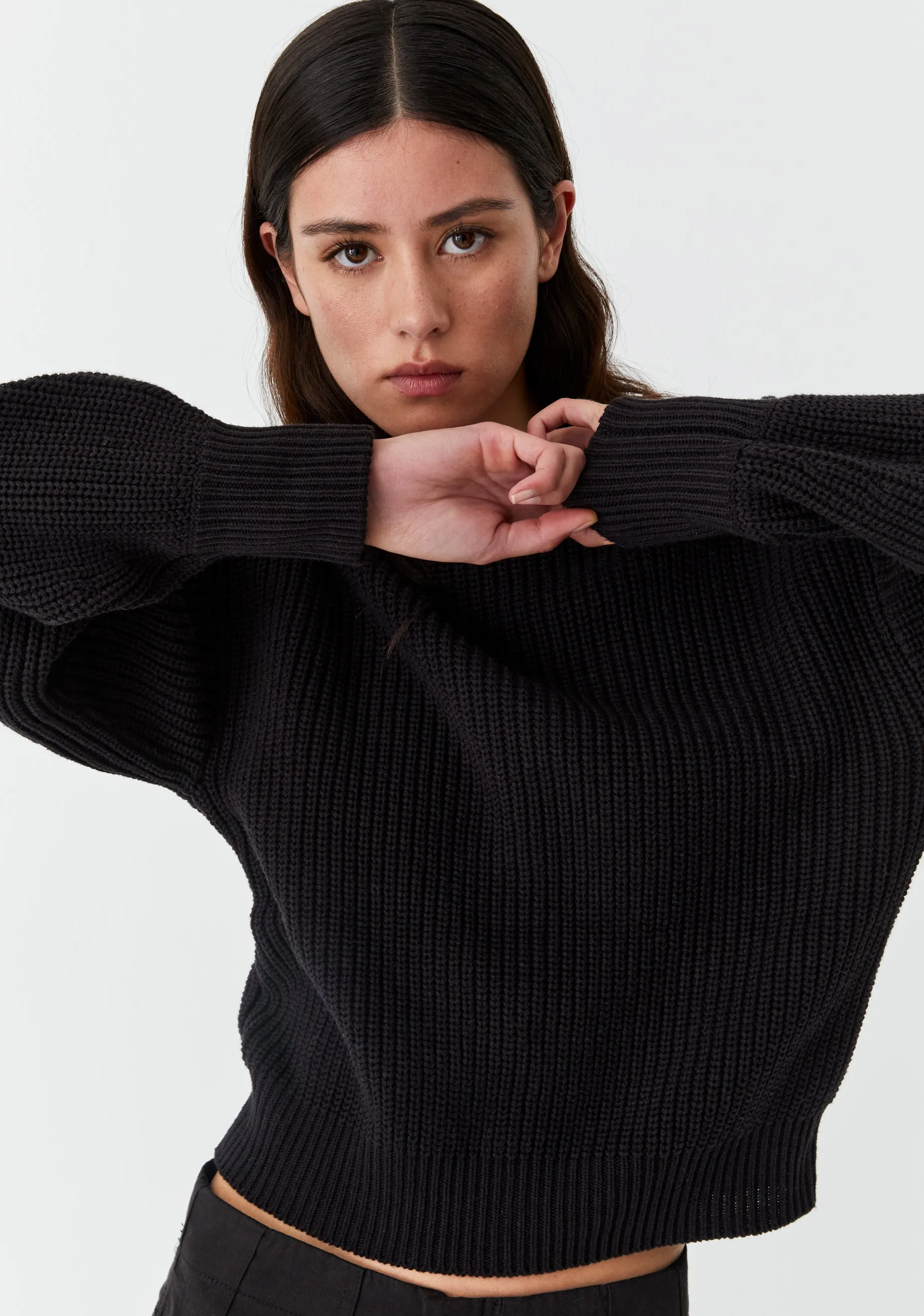 Niko Knit Pullover_Black
