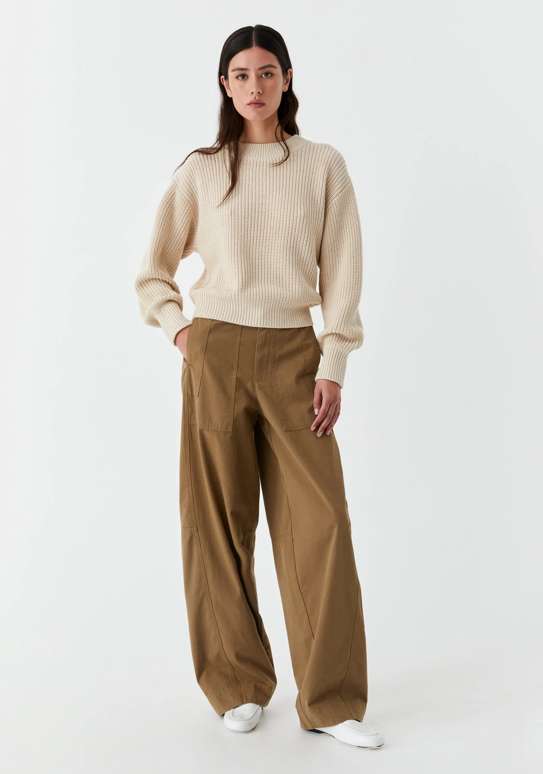 Niko Knit Pullover_Stone