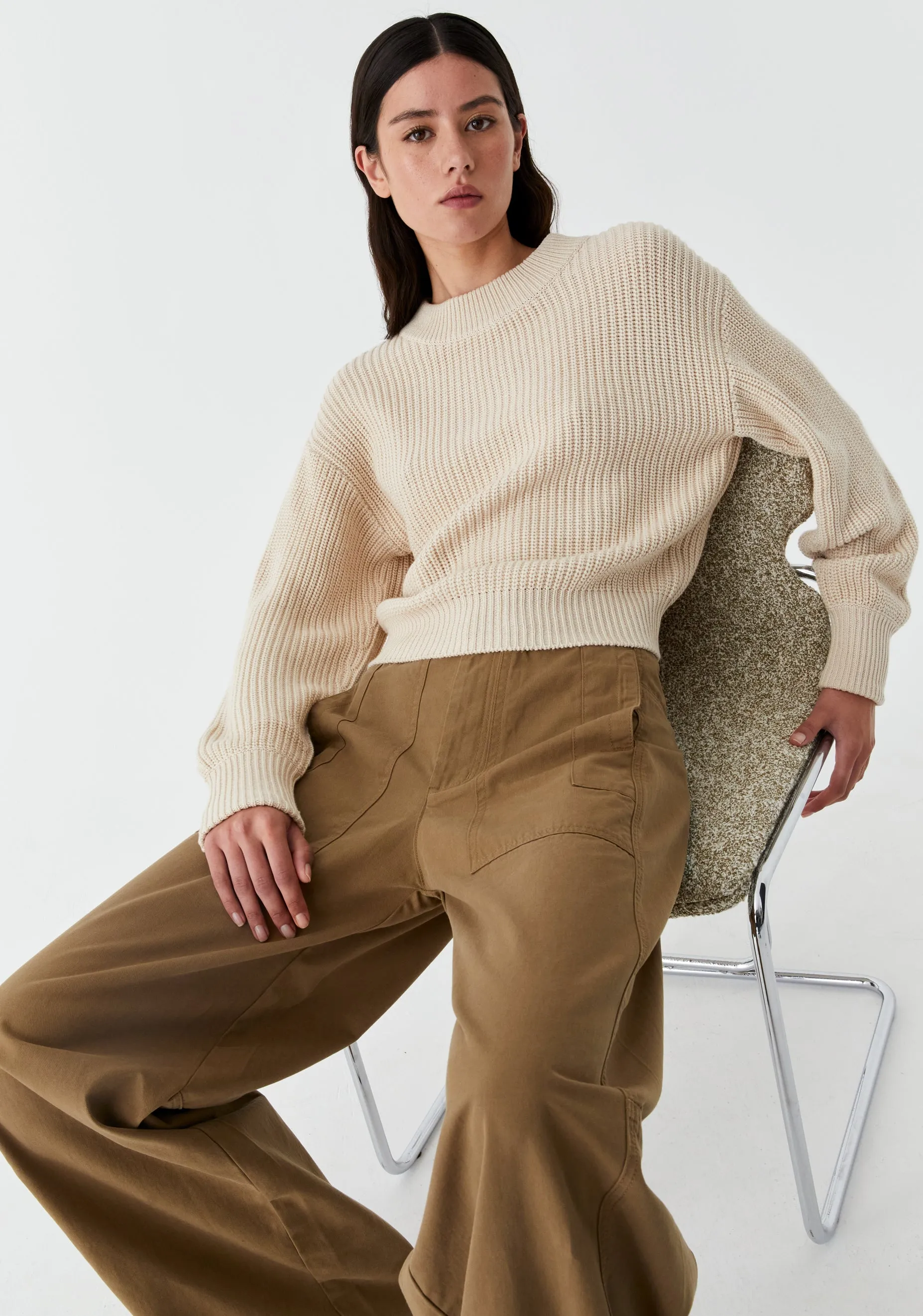 Niko Knit Pullover_Stone