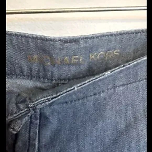 NWT MICHAEL by Michael Kors Blue Wide Leg Shorts Womens Size 20 Culottes Plus