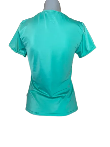 O'Neill UV Protect Green Sunflower Rash Guard Tee