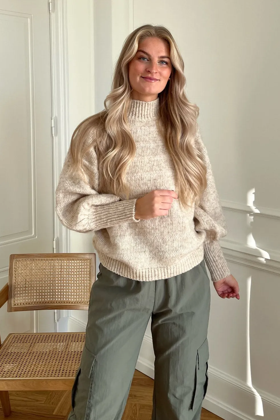 ONLCelina Life Trøje - Beige
