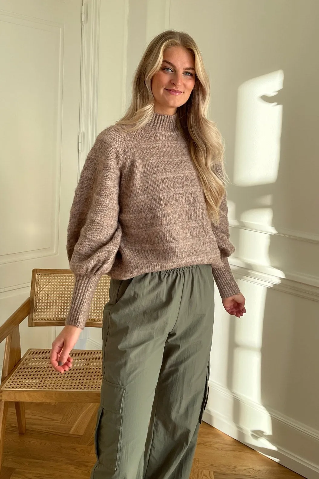 ONLCelina Life Trøje - Brun