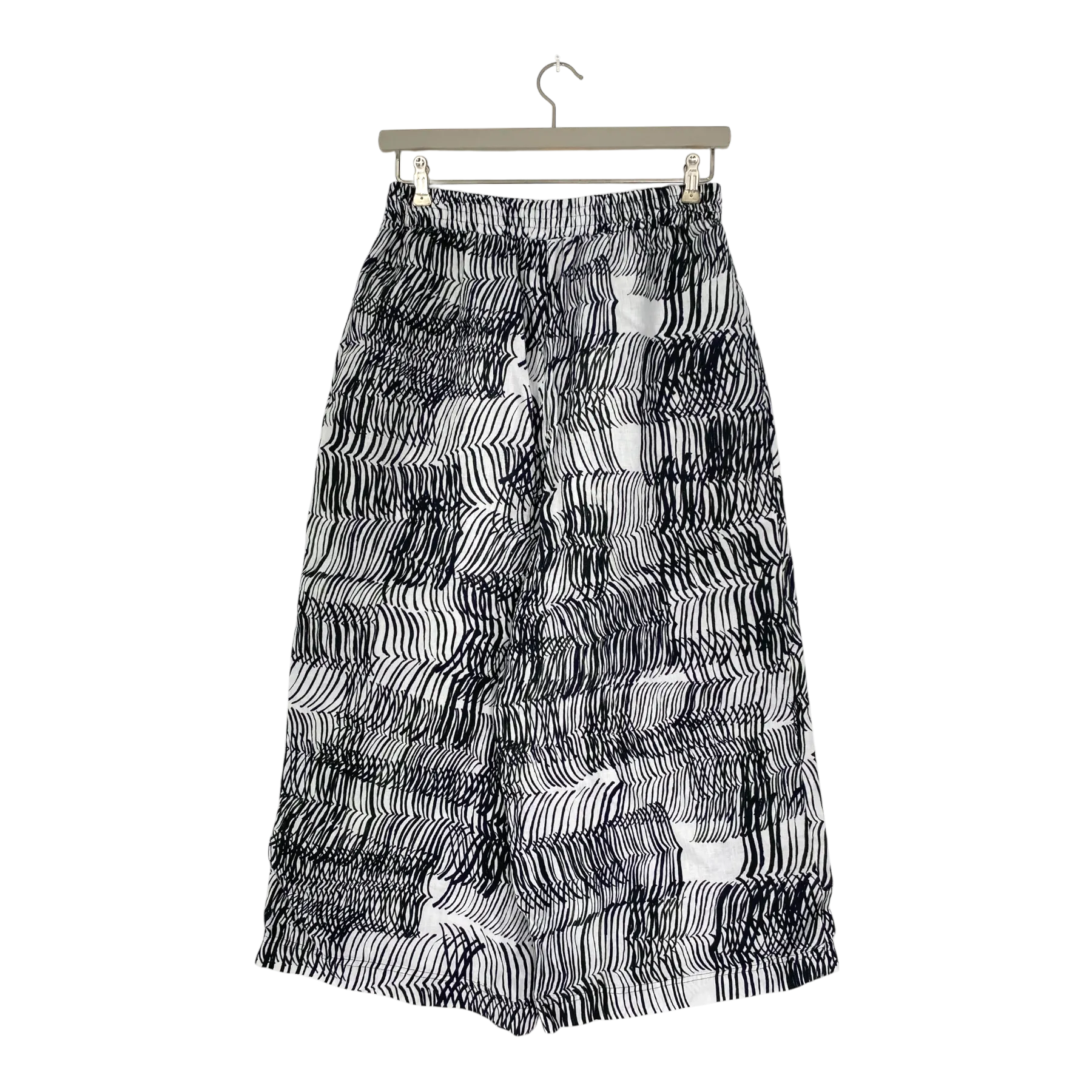 Papu linen culottes, sound waves | woman M