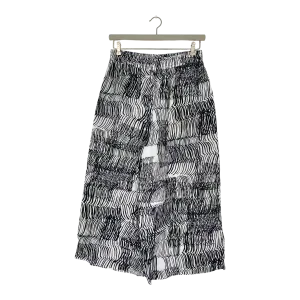 Papu linen culottes, sound waves | woman M