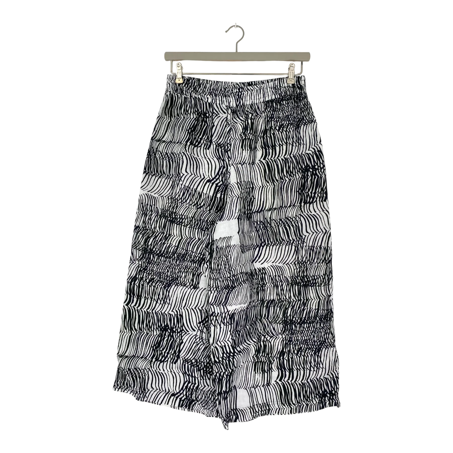 Papu linen culottes, sound waves | woman M