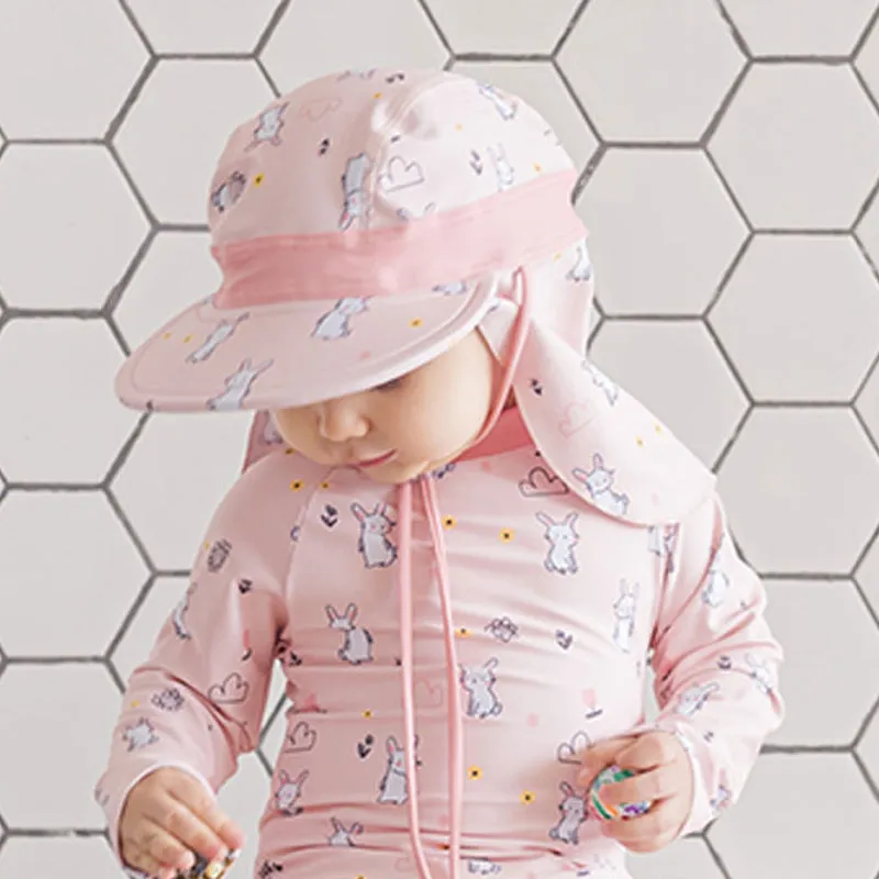 Pink Rabbit Rash Guard Bodysuit BES1017