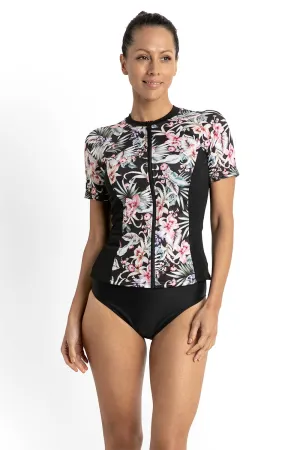 POOLPROOF SALTBEACH SHORT SLEEVE RASH VEST - PO61029