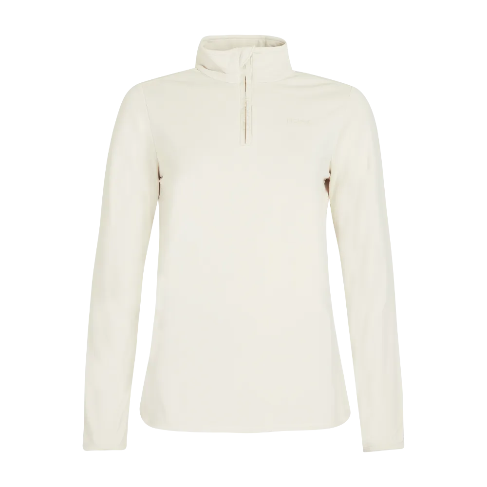 Protest Fabriz 1/4 Zip Top Womens - Kitoffwhite