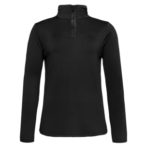 Protest Fabriz 1/4 Zip Top Womens - True Black