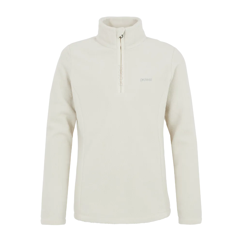 Protest Mutey Junior 1/4 Zip Top Girls - Kitoffwhite