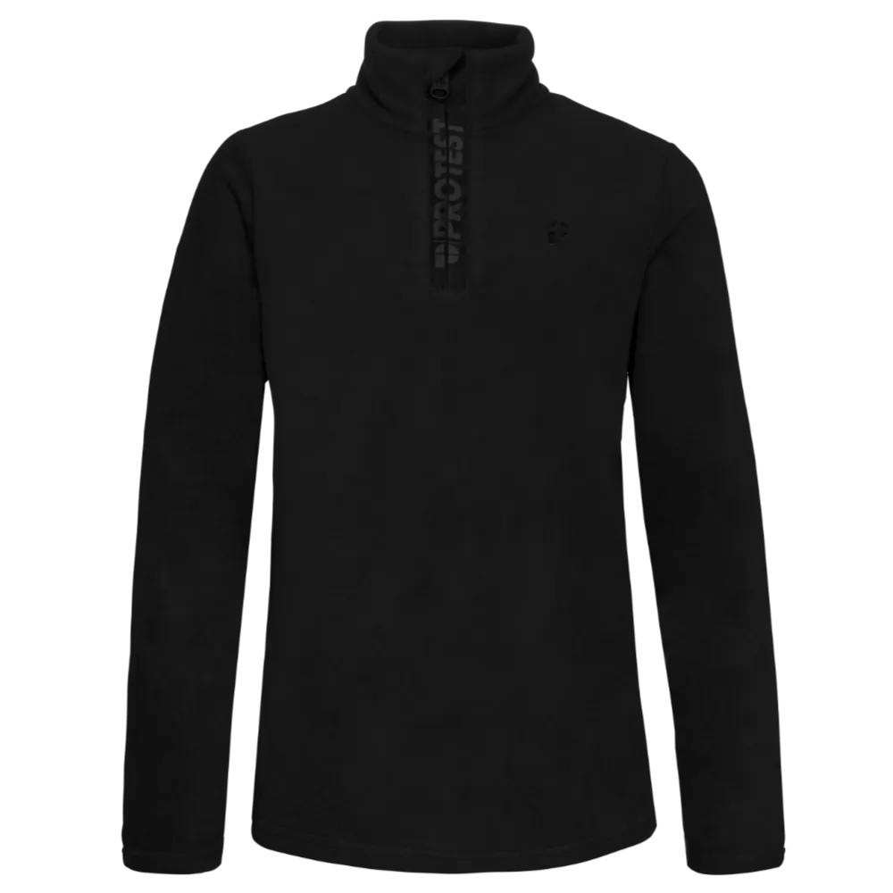Protest Perfectly Junior 1/4 Zip Top Boys - Black