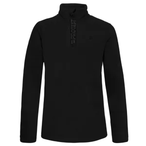 Protest Perfectly Junior 1/4 Zip Top Boys - Black