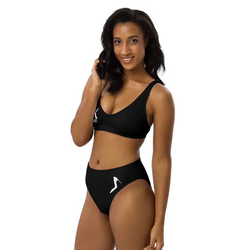 Recycled high-waisted bikini 'Kilame logo'
