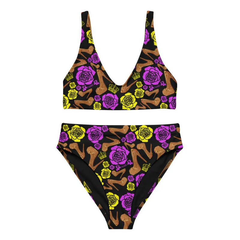 Recycled high-waisted bikini 'Pesela'