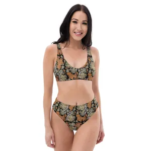 Recycled high-waisted bikini Tiko 'Nude embroidery'