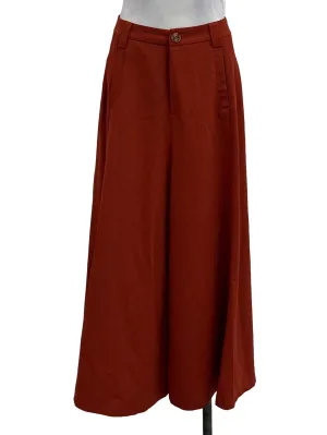 Red Wide Leg Pants