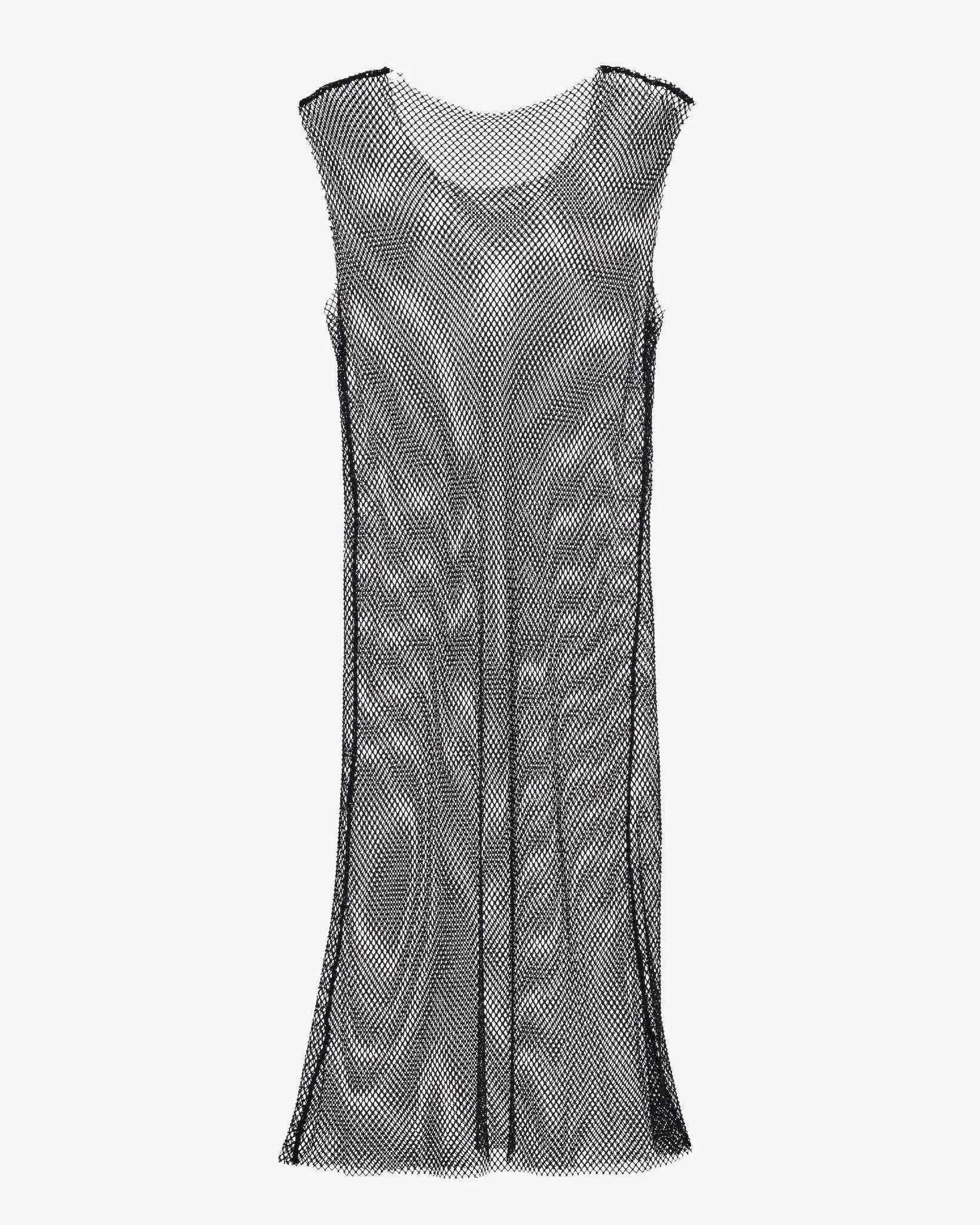 Rhinestone Embellished Midi Coverup Dress Black