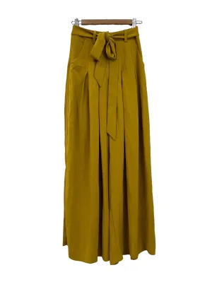 Ribbon Paper Bag Wide Leg Pants