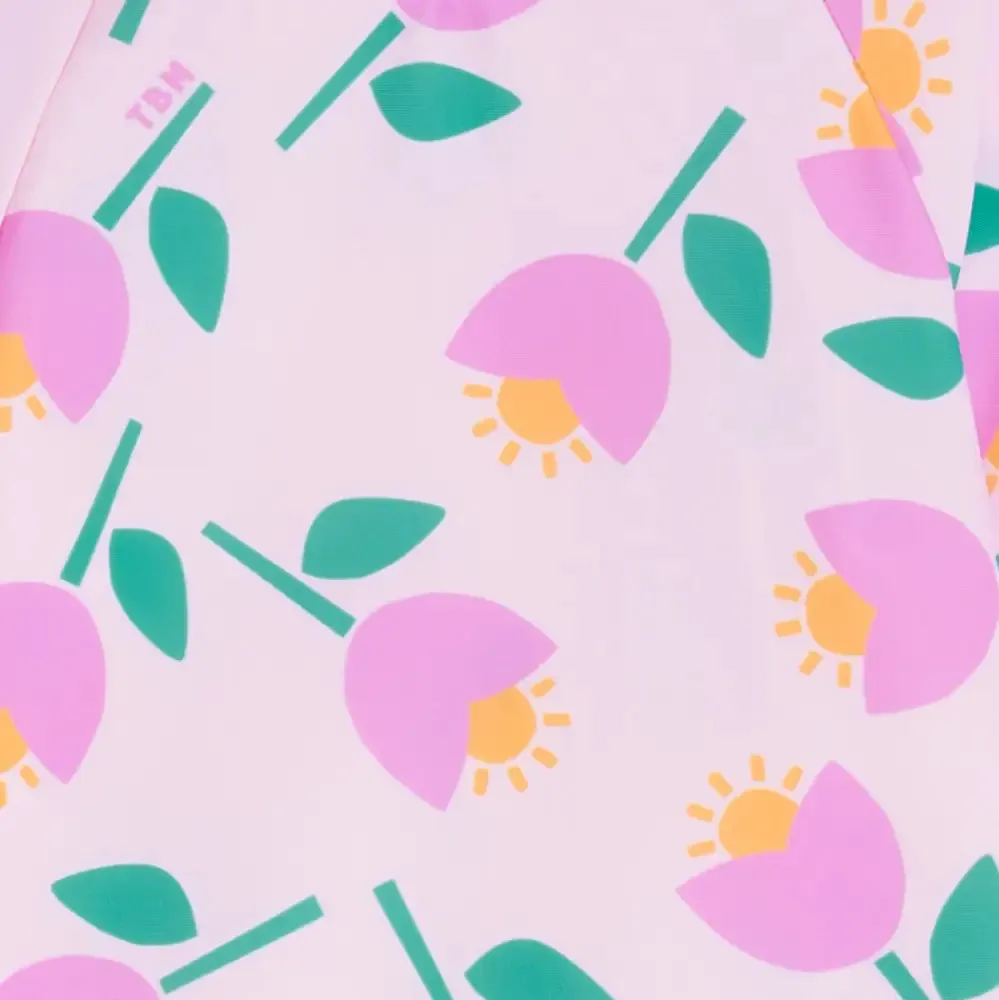 Rocco - Pink Tulip Baby & Kids Swim Rash Top