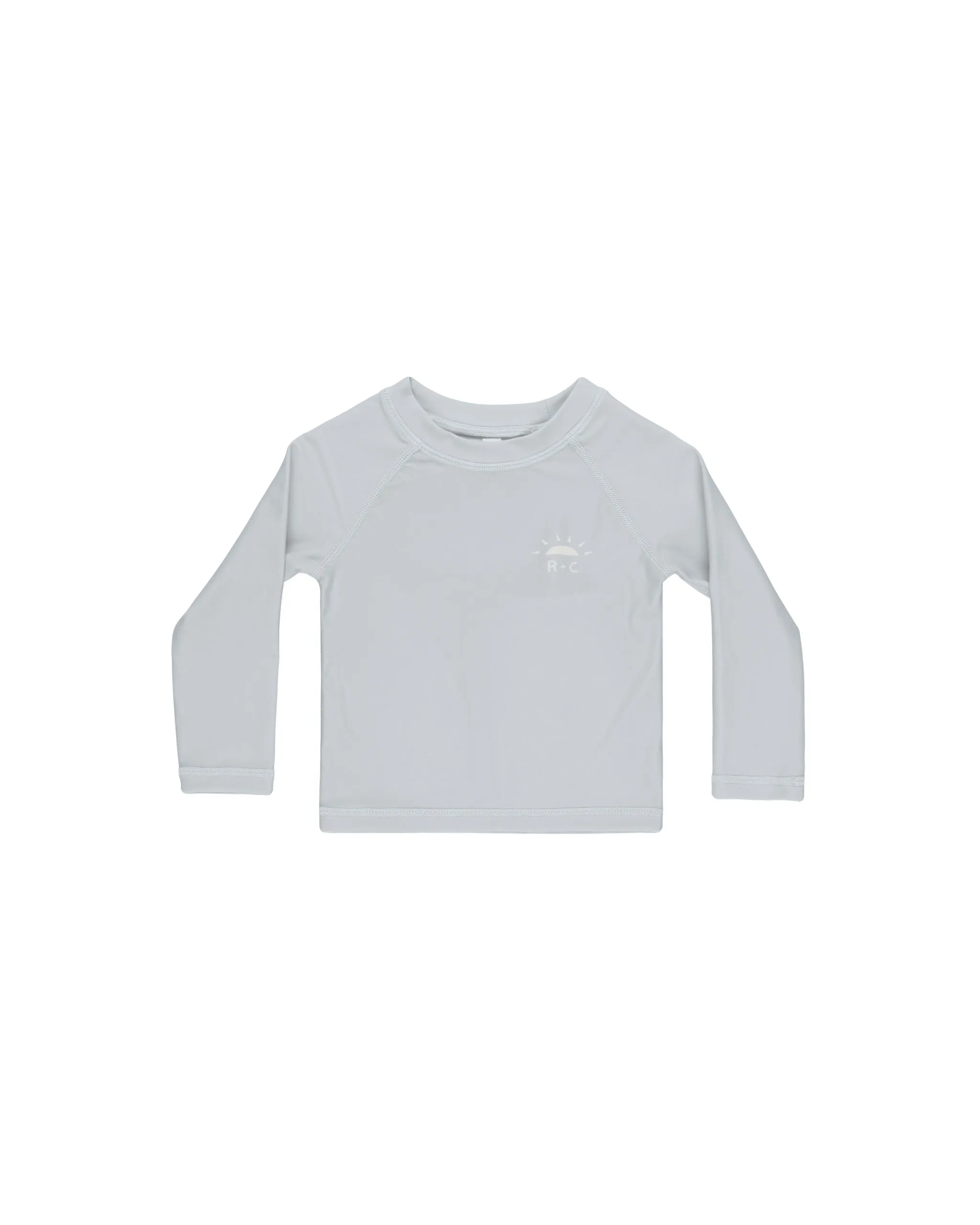 Rylee   Cru Long Sleeve Rashguard – Light Blue | UPF 50 