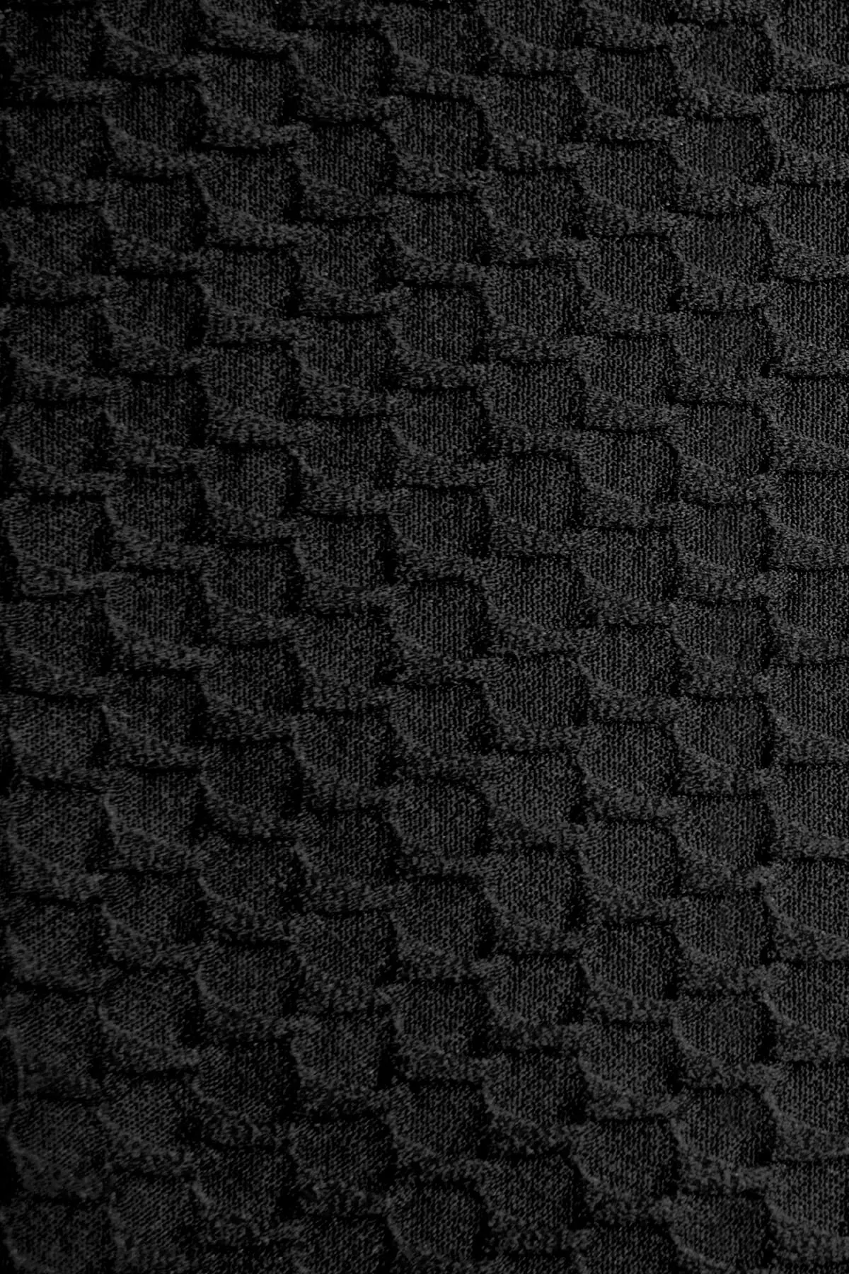 Sadie Bikini Bottom - Black Waffle