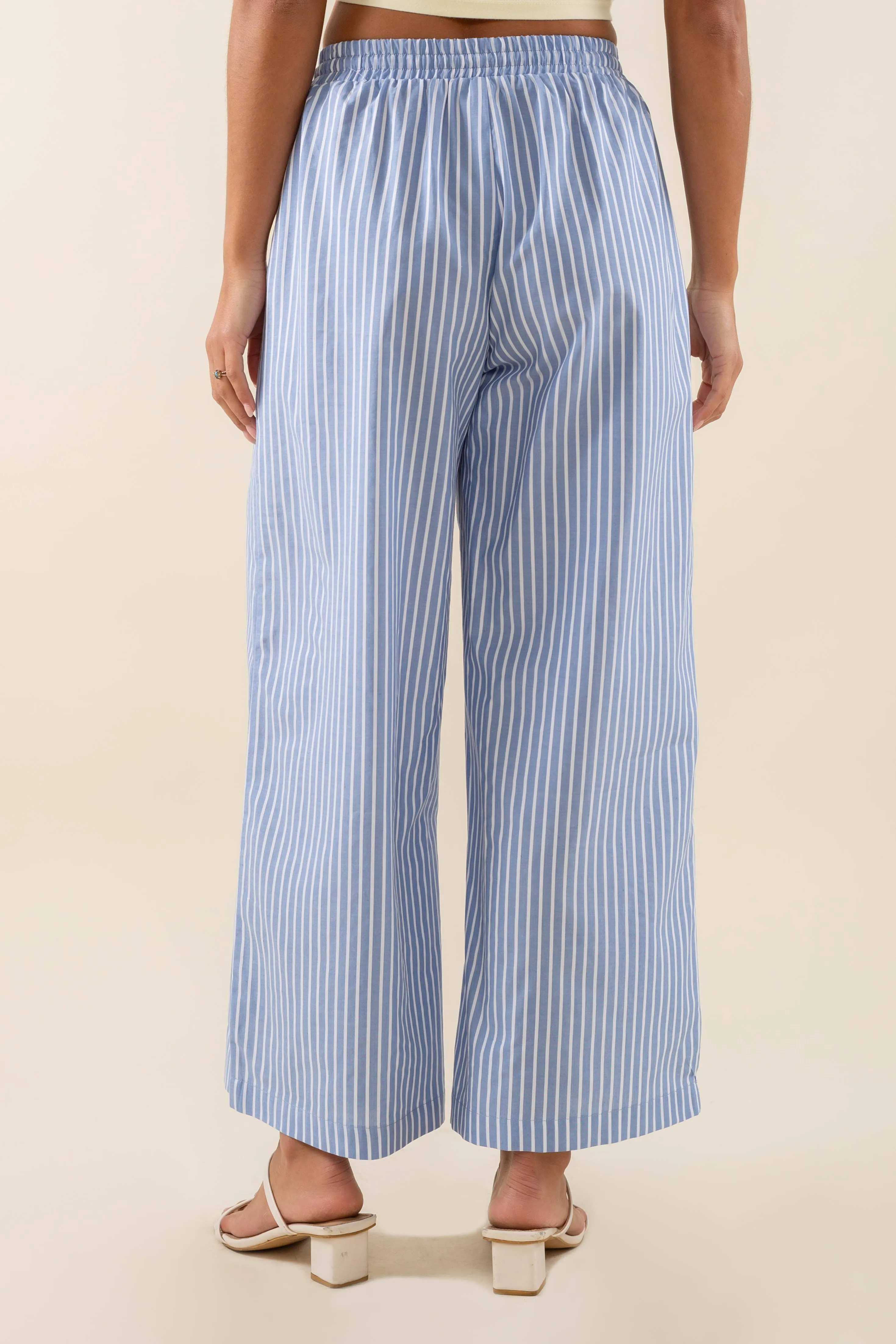 Savannah Striped Culotte Pant