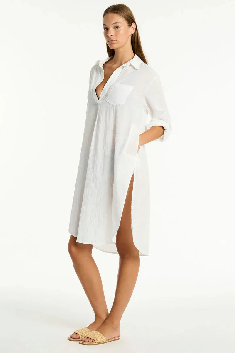 Sea Level Stella Salt Cover up Kaftan