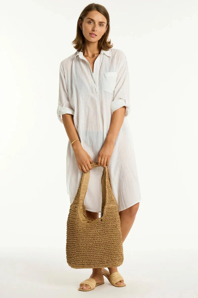 Sea Level Stella Salt Cover up Kaftan